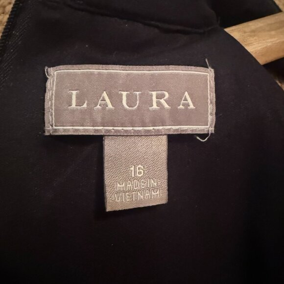 Fantastic Evening Gown Black and Floral - Picture 4 of 4